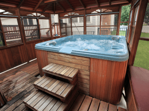 garden buildings hot tubs
